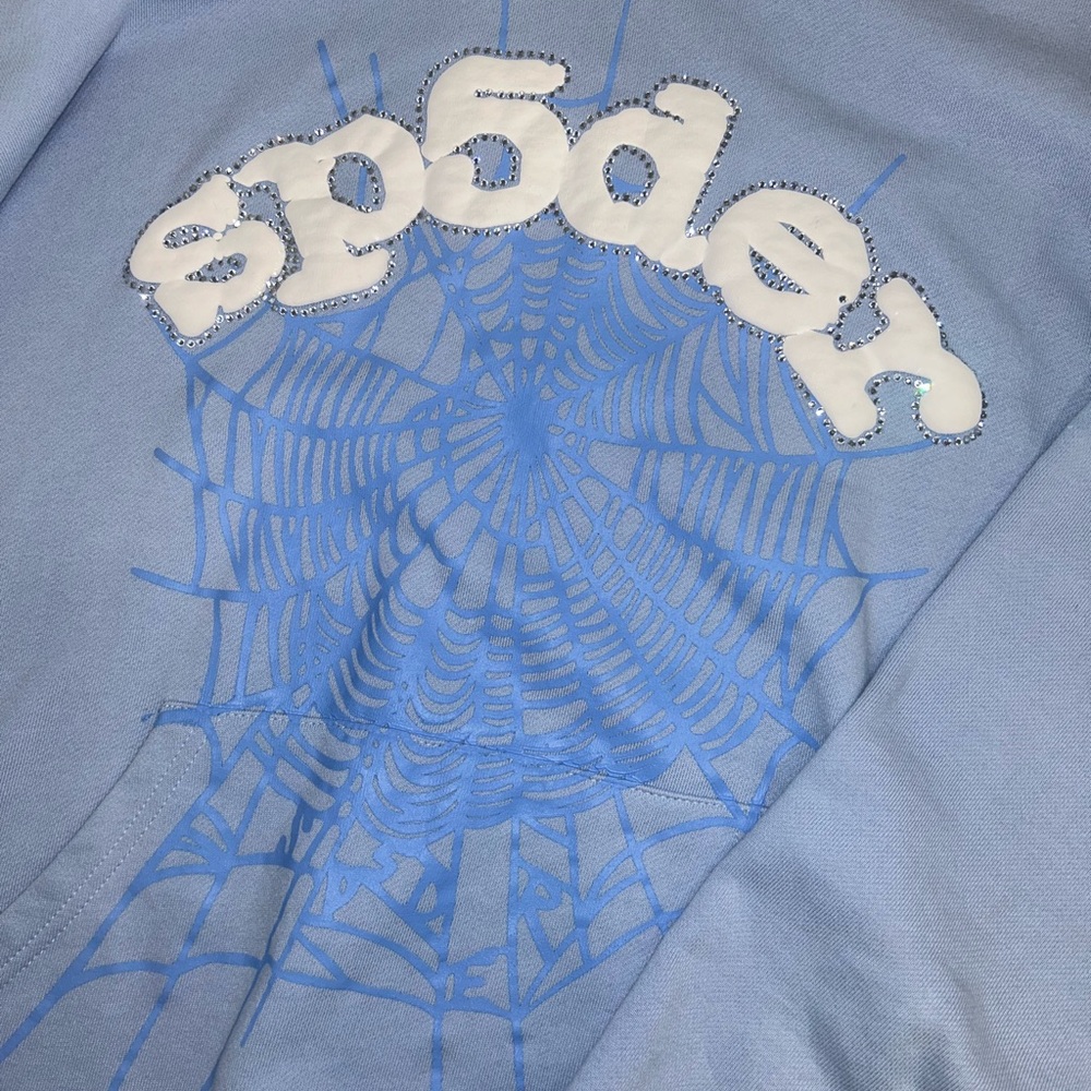 Blue Spider Graphic Sweatshirt